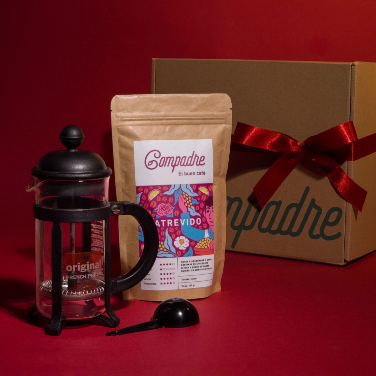 Giftbox Prensa Francesa + Café 150g